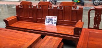 Bộ âu á hộp chương voi vách trơn cột 12 gỗ hương đá đỏ nam phi