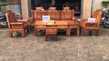 Bộ âu á hộp 6 món gỗ hương vân đỏ nam phi