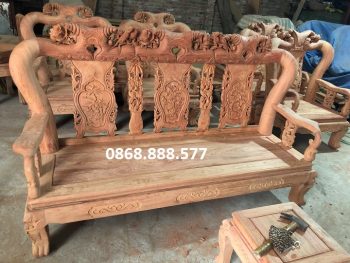 Bộ Quốc Hồng Trĩ 6 món cột 10 gỗ hương đá