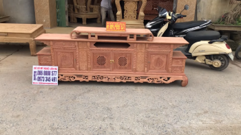 kệ kiểu minh 2m4 gỗ hương đá