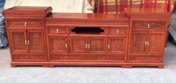 kệ tivi mõ 3 cục gỗ hương đá