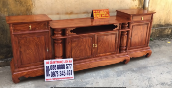 KỆ TIVI ĐẸP Cột Nho Hương Đá Chọn Vân Loang |