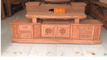 video cac mau ke tivi go huong da