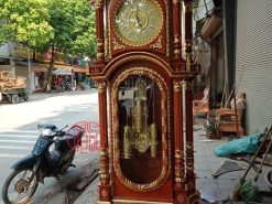 Đồng Hồ Cây Mẫu Tứ Trụ Vát Gỗ Hương Đá - Dát Vàng 18k dong ho cay mau tu tru vat go huong da dat vang 18k dogobaoloc.vn 6