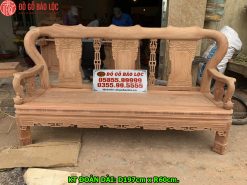 Bộ Minh Quốc Triện Gỗ Hương Lào 6 Món Tay 10 - Mẫu Vách Trơn bo minh quoc trien go huong lao 6 mon tay 10 mau vach tron dogobaoloc 3