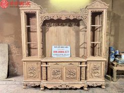 Kệ Tivi Ngăn Gian 2 Buồng Gỗ Hương Đá 2m2 ke tivi ngan gian 2 buong go huong da 2m2 dogobaoloc 4
