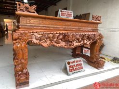 Sập Thờ Tứ Linh Gỗ Gụ Chân 24 sap tho tu linh go gu chan 24 dogobaoloc 3