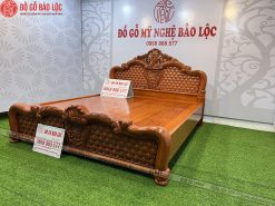 mau giuong hong tri vach tram mai go huong da giap phang 1m8 x 2m dogobaoloc 1