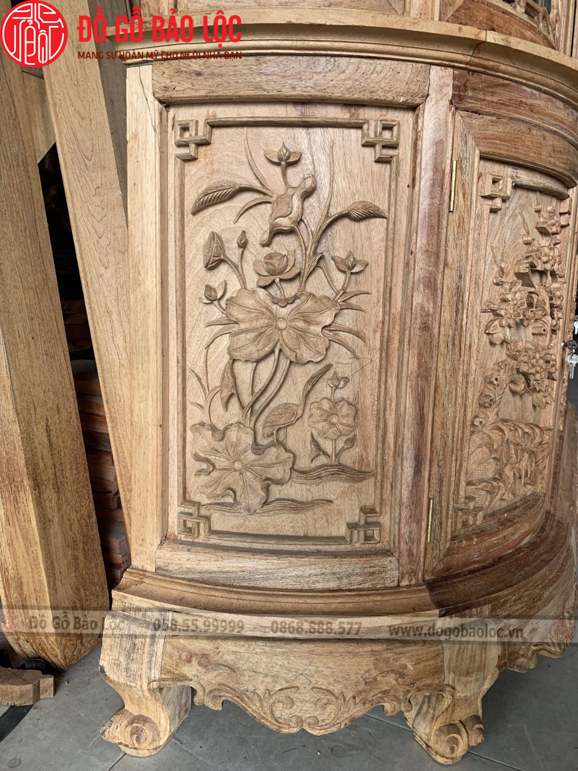 tu ruou mau 4 canh go gu lao 1m97 hang duc tay vip moc dogobaoloc 5 1