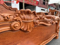 giuong ngu mau hoa la tay go huong da 1m8 x 2m dogobaoloc 5