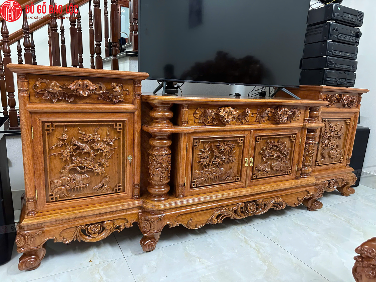 Bàn Giao Combo nội thất phòng khách cho chú Dư ở Hải Dương