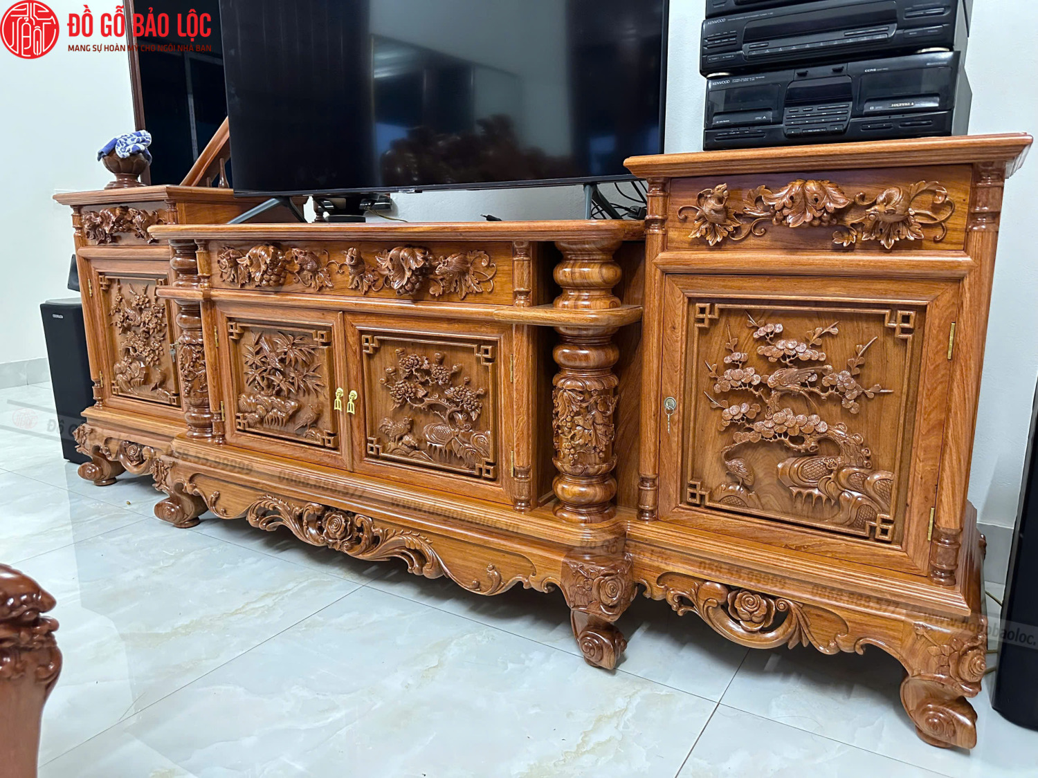 Bàn Giao Combo nội thất phòng khách cho chú Dư ở Hải Dương