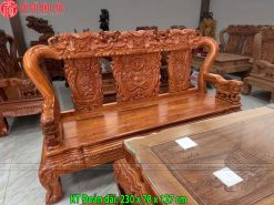 Bộ Minh Quốc Voi 6 Món Tay 12 Gỗ Hương Đá (Mẫu 3 Vách) bo minh quoc voi 6 mon tay 12 go huong da mau 3 vach dogobaoloc 4