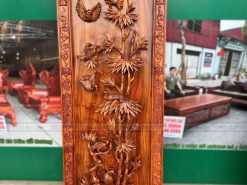 Bức Tranh Tứ Quý 42x127x5cm Gỗ Hương Đá buc tranh tu quy 42x127x5cm go huong da dogobaoloc 2